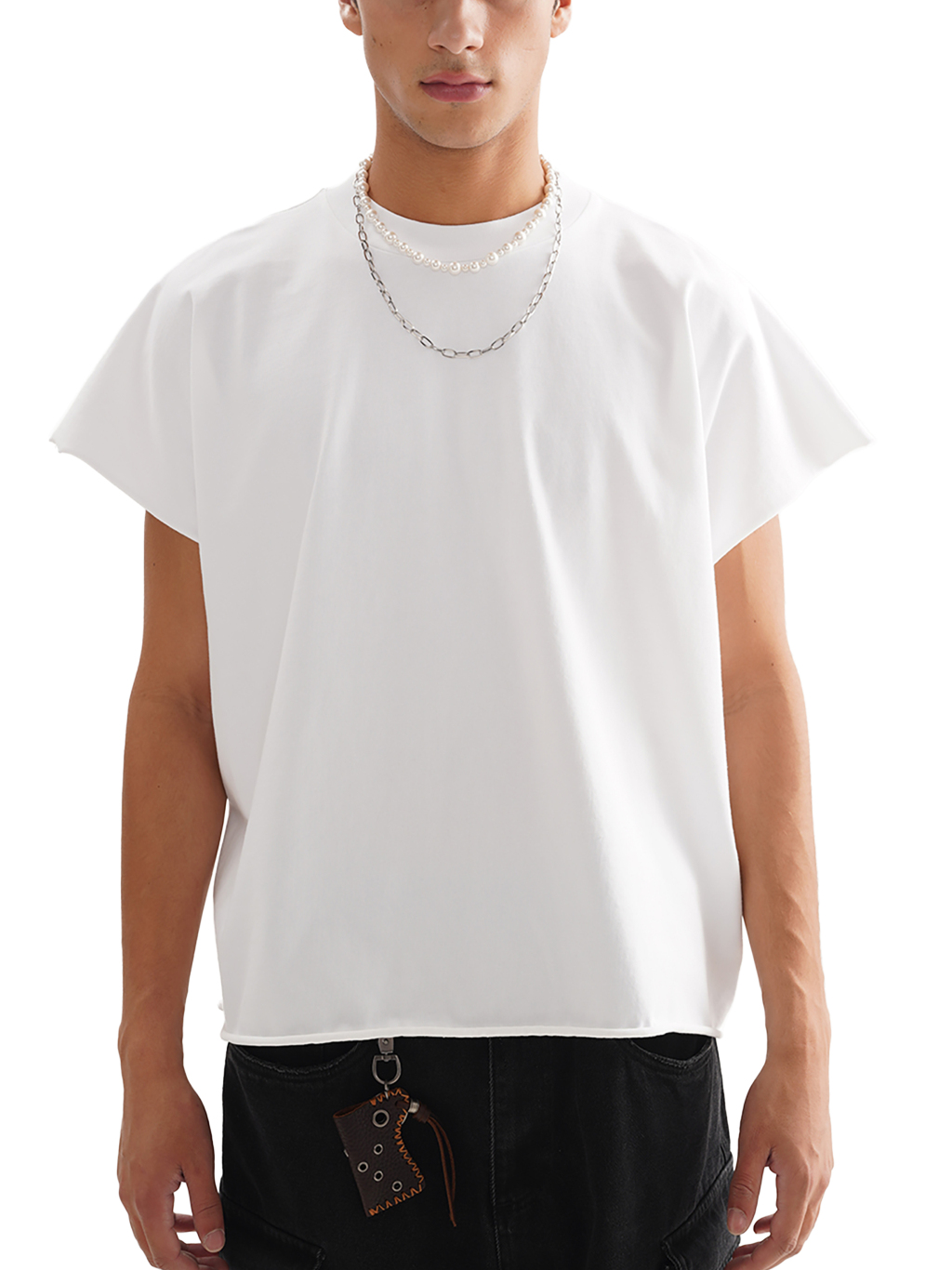 Raw Edge Boxy Non-Shrink T-Shirt – Essential Streetwear | Tapstitch-3